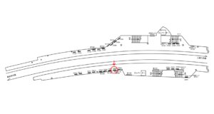 京急／日ノ出町駅／／№22006駅看板・駅広告、位置図