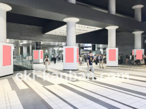 東急／渋谷駅／TOQサイネージピラー 東横線渋谷駅ヒカリエ改札前 S期 7日間№7駅デジタルサイネージ・駅広告、写真2