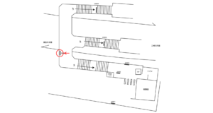 京急／子安駅／／№23006駅看板・駅広告、位置図