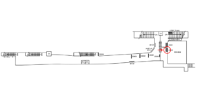 京急/生麦駅//№43002駅看板・駅広告、位置図