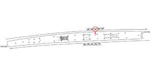 京急／黄金町駅／／№41103駅看板・駅広告、位置図