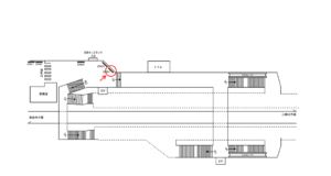 京急／井土ヶ谷駅／／№23004駅看板・駅広告、位置図