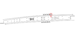 京急／黄金町駅／／№41101駅看板・駅広告、位置図