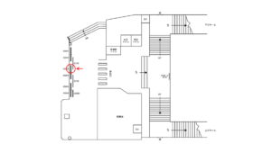 京急／南太田駅／／№23003駅看板・駅広告、位置図