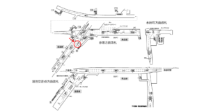東京メトロ／溜池山王駅／銀座線／№5駅看板・駅広告、位置図