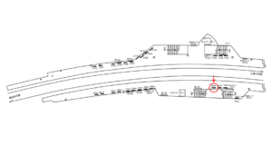 京急／日ノ出町駅／／№22004駅看板・駅広告、位置図
