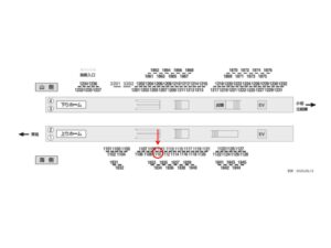 京成　高砂駅／／№1110駅看板・駅広告、位置図