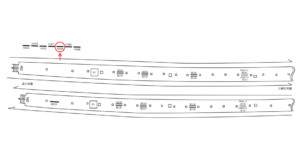 京急／子安駅／／№11010駅看板・駅広告、位置図
