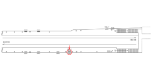 京急／神奈川駅／／№22001駅看板・駅広告、位置図