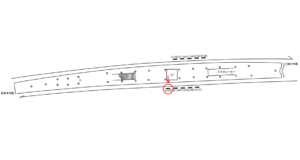 京急／黄金町駅／／№42105駅看板・駅広告、位置図