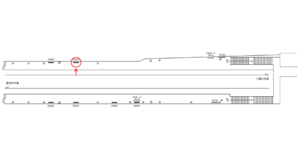 京急／神奈川駅／／№21001駅看板・駅広告、位置図