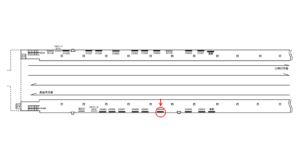 京急／南太田駅／／№22004駅看板・駅広告、位置図