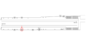 京急／神奈川駅／／№22003駅看板・駅広告、位置図