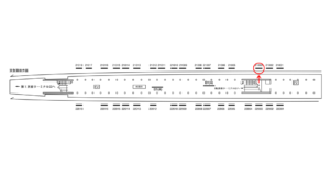 京急/羽田空港第1・第2ターミナル駅//№21003駅看板・駅広告、位置図
