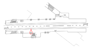 京急／天空橋駅／／№22003駅看板・駅広告、位置図