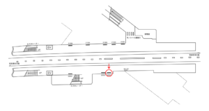 京急／天空橋駅／／№22001駅看板・駅広告、位置図