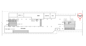 京急／羽田空港第1・第2ターミナル駅／／№23008駅看板・駅広告、位置図