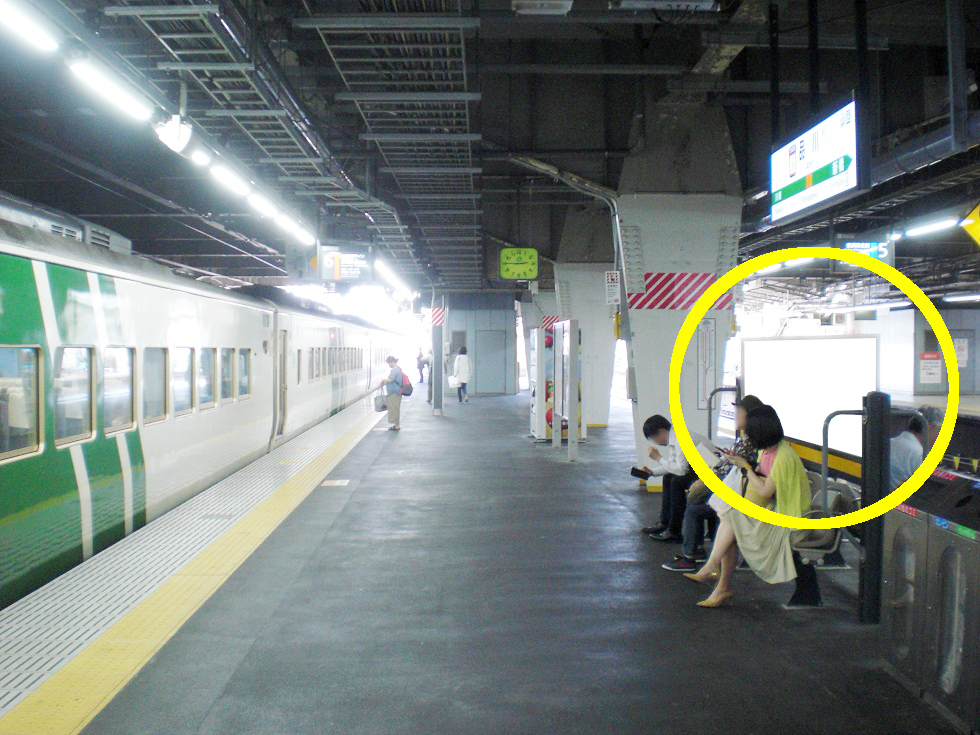 JR 品川駅 第3ホーム№B01&B02