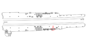 京急／鶴見市場駅／／№22003駅看板・駅広告、位置図