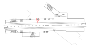 京急／天空橋駅／／№21004駅看板・駅広告、位置図