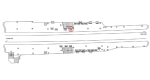 京急／鶴見市場駅／／№21008駅看板・駅広告、位置図