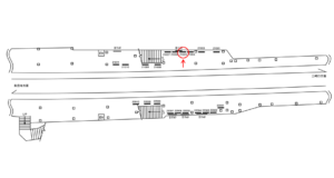 京急/鶴見市場駅//№21005駅看板・駅広告、位置図