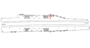 京急／花月総持寺駅／／№31003駅看板・駅広告、位置図