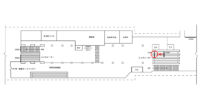 京急／羽田空港第1・第2ターミナル駅／／№23006駅看板・駅広告、位置図