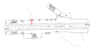 京急／天空橋駅／／№21006駅看板・駅広告、位置図