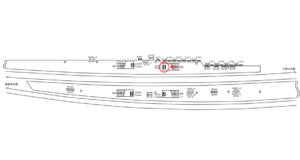 京急/京急鶴見駅//№23001駅看板・駅広告、位置図