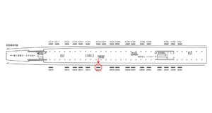 京急／羽田空港第1・第2ターミナル駅／／№22012駅看板・駅広告、位置図