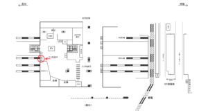 JR／大塚駅／中央口／№19駅看板・駅広告、位置図