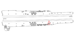 京急/鶴見市場駅//№22001駅看板・駅広告、位置図