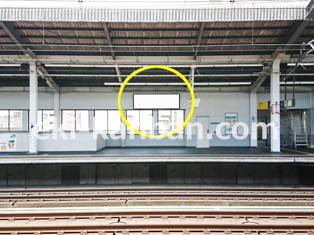 JR／宇都宮駅／幹下りホーム／№810駅看板・駅広告、写真