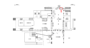 JR／町田駅／自由通路／№7駅看板・駅広告、位置図
