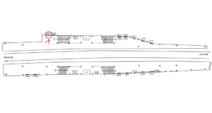 京急／花月総持寺駅／／№31007駅看板・駅広告、位置図