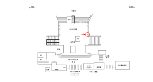 JR／鎌倉駅／地下道／№8駅看板・駅広告、位置図