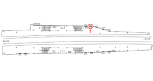 京急／花月総持寺駅／／№41001駅看板・駅広告、位置図