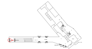 京急／羽田空港第3ターミナル駅／№B9-915№915駅看板・駅広告、位置図