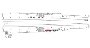 京急/鶴見市場駅//№22006駅看板・駅広告、位置図