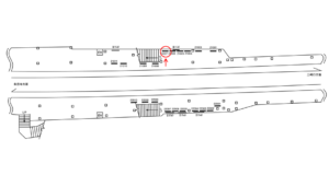 京急／鶴見市場駅／／№21007駅看板・駅広告、位置図