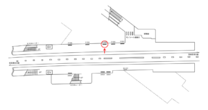 京急／天空橋駅／／№21003駅看板・駅広告、位置図