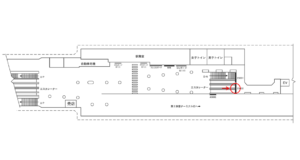 京急／羽田空港第1・第2ターミナル駅／／№23002駅看板・駅広告、位置図