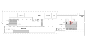 京急／羽田空港第1・第2ターミナル駅／／№23007駅看板・駅広告、位置図