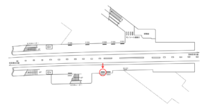 京急／天空橋駅／／№22002駅看板・駅広告、位置図