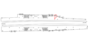 京急／花月総持寺駅／／№21001駅看板・駅広告、位置図