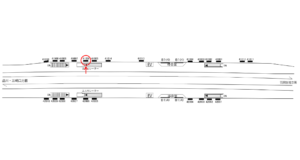 京急／糀谷駅／／№41006駅看板・駅広告、位置図