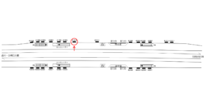 京急／糀谷駅／／№41014駅看板・駅広告、位置図