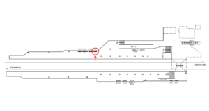 京急／東門前駅／／№11001駅看板・駅広告、位置図