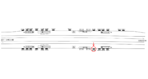 京急／糀谷駅／／№42004駅看板・駅広告、位置図